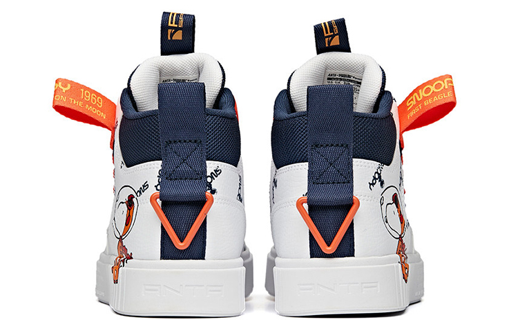 Shop (W) Anta Snoopy x High-Top 'Blanco Azul Naranja' 922128017-1