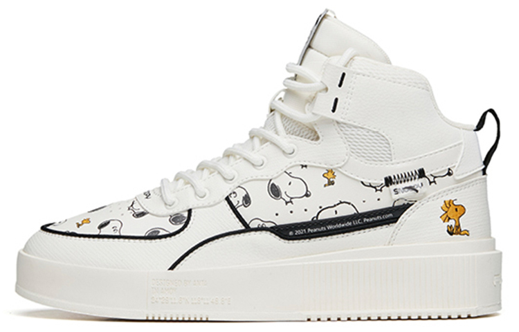 (W) Anta SNOOPY Life Series Low 'White Black Yellow'