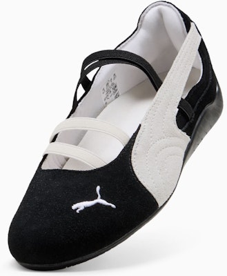 (Women) Speedcat Ballet SD PUMA Black-PUMA White-Warm White 401287-06 Cheap (Women) Speedcat Ballet SD PUMA Black-PUMA White-Warm White 401287-06