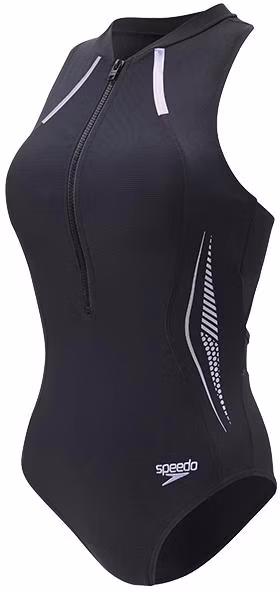 women-speedo-black-v-neck-striped-zip-slim-fit-one-piece-swimsuit-815828-h723