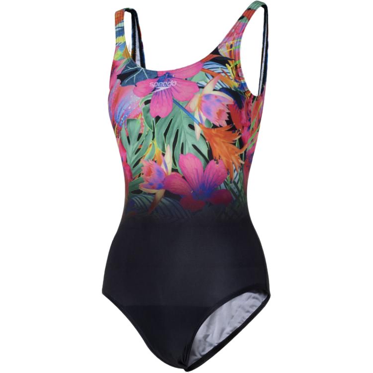(Women) Speedo  Floral Training One-Piece Swimsuit - Multicolor 8-10943H071