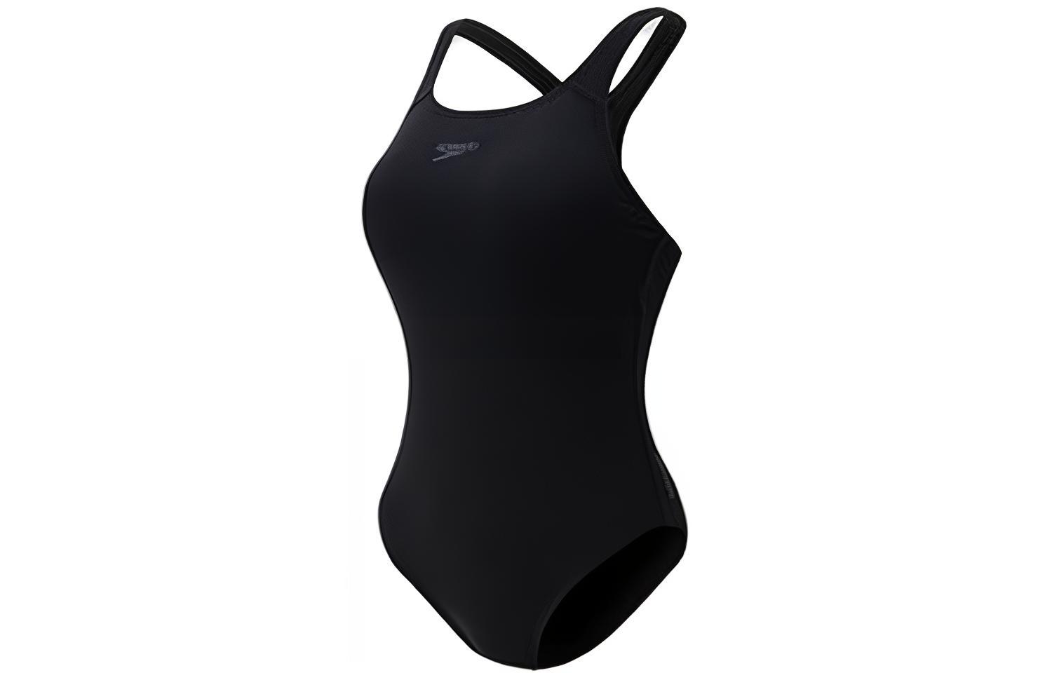 (Women) Speedo  Logo Embroidered Chlorine-Resistant One-Piece Swimsuit. 8-13517