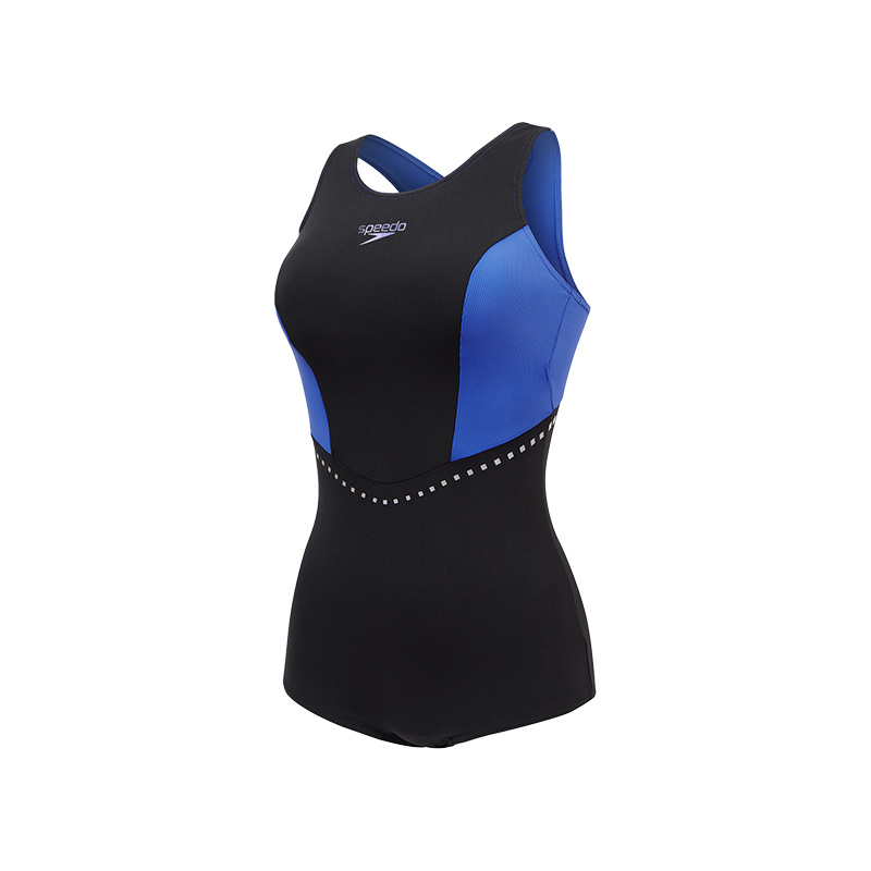 (Women) Speedo Black Label HERO 5.0 Sharkskin-Inspired Anti-Chlorine Swimwear Women Black/Blue 8159633968_TM