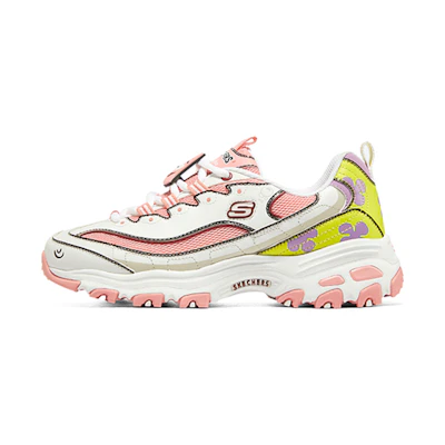 (W) Skechers D'lites 1.0 Sneakers 'White Pink'