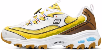 (Women) Skechers Spongebob x D'Lites 'Yellow Brown' 896098-WYL (Women) Skechers Spongebob x D'Lites 'Yellow Brown' 896098-WYL