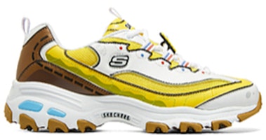 海綿寶寶 x Skechers D'Lites 聯名款 防滑低筒休閒鞋 女款 海綿寶寶 Order 海綿寶寶 x Skechers D'Lites 聯名款 防滑低筒休閒鞋 女款 海綿寶寶