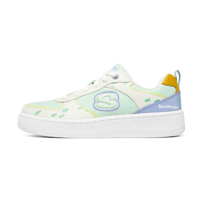 (W) Skechers Sport Court 92 'White Green'