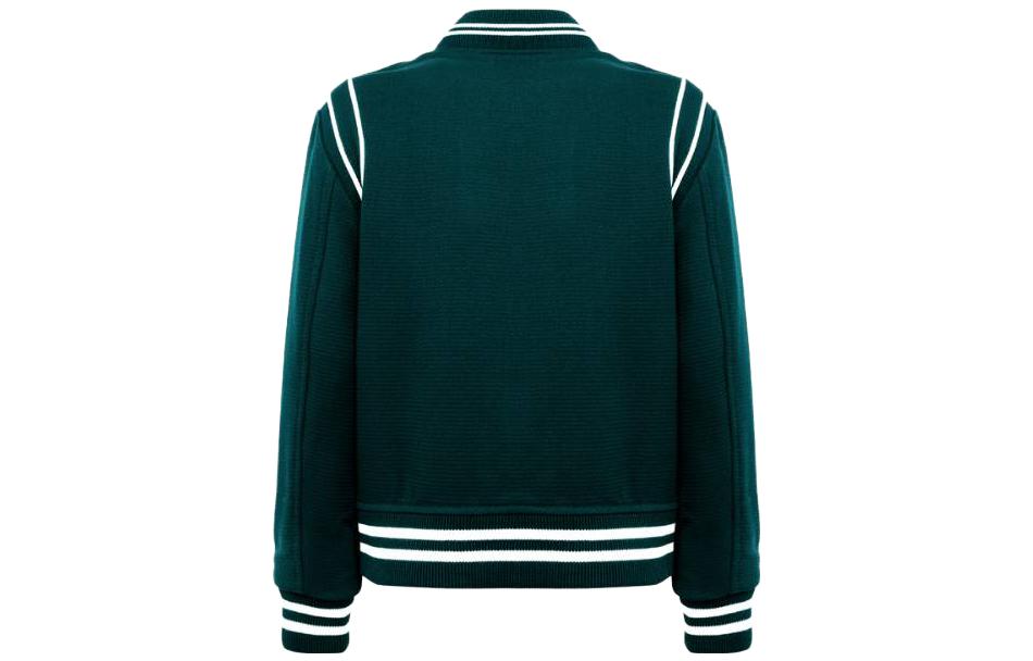 (Women) SPORTY & RICH SS23  Green Embroidered Logo Baseball Long Sleeve Jacket JA691FO 圖 3
