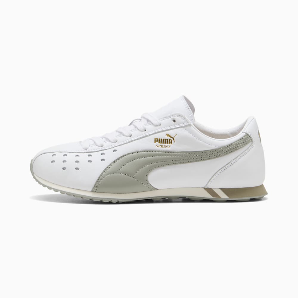 (Women) Sprint Sneakers PUMA White/Flat Light Gray 402960-07