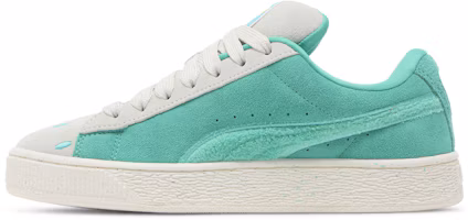 Shop SQUISHMALLOWS x PUMA Suede XL 防滑耐磨 低幫 板鞋 女款 白綠