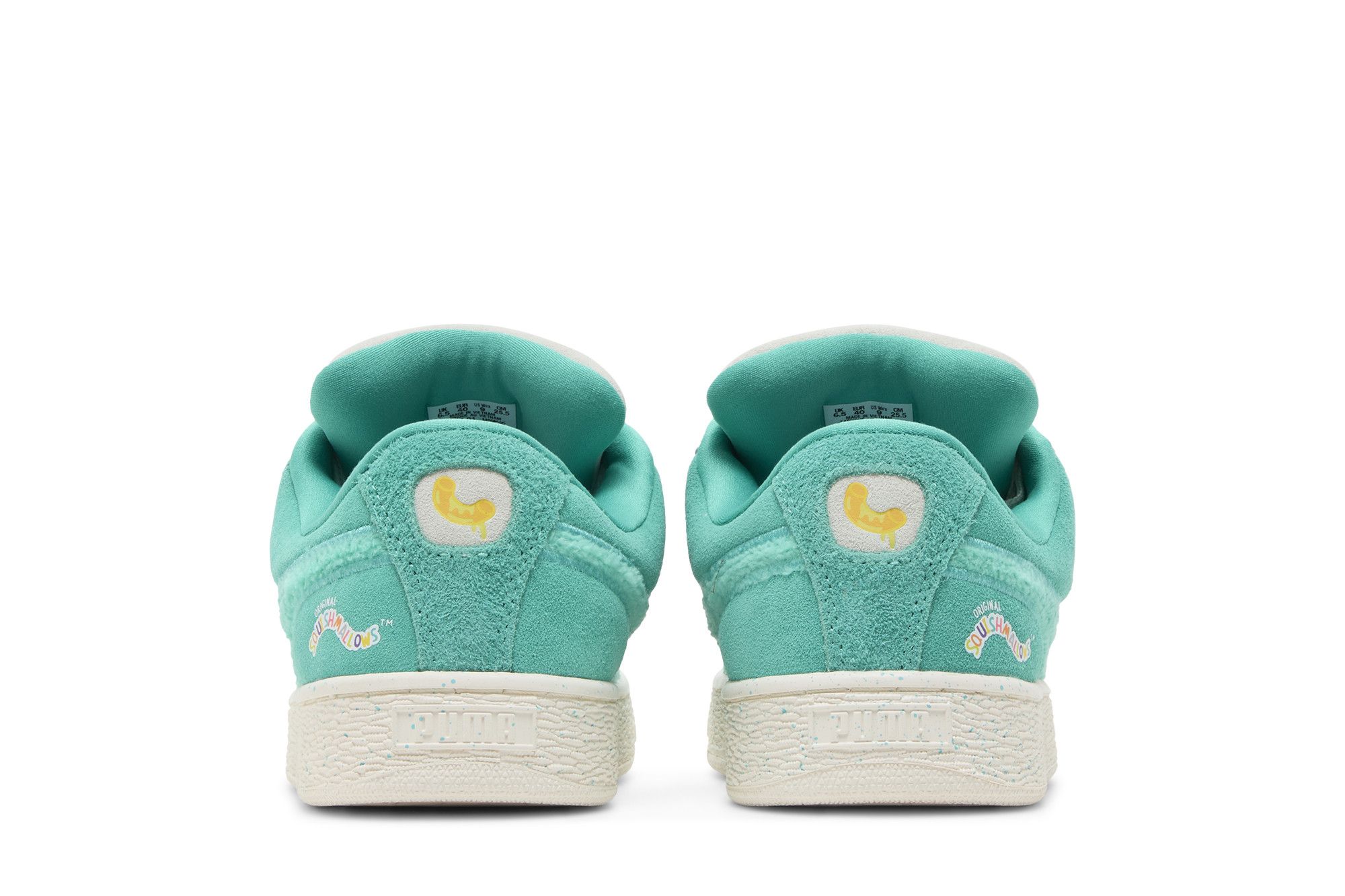 Sizing SQUISHMALLOWS x PUMA Suede XL 防滑耐磨 低幫 板鞋 女款 白綠