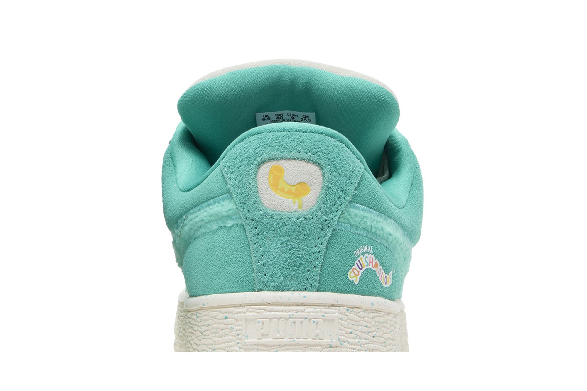 Cheap SQUISHMALLOWS x PUMA Suede XL 防滑耐磨 低幫 板鞋 女款 白綠