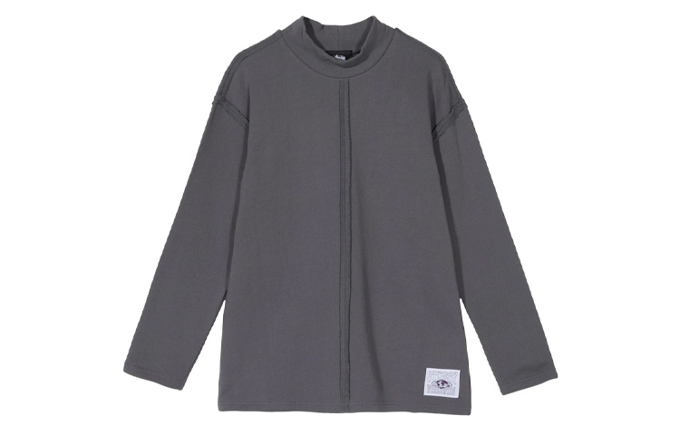 (Women) Stüssy Exposed Seam Terry Mock Plain Sweatshirt 218102 圖 2