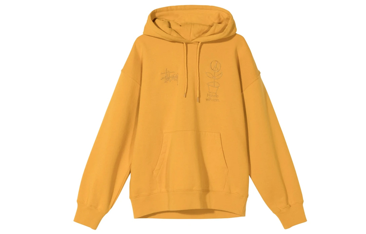 Purchase (W) Stüssy FW20 Hoodie Wanita Oversized Bersulam Potted Plant 218108