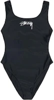 Order (W) 스투시 SS24 로고 로우컷 라운드넥 수영복. 113165-stussy