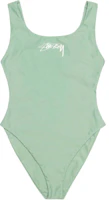 Cheap (W) 스투시 SS24 로고 로우컷 라운드넥 수영복. 113165-stussy