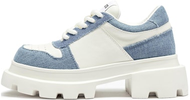 (Women) Staccato 2023 Retro Chunky Platform Sneaker 'Sky Blue and White/Reef Black and White' S9921CM3 (Women) Staccato 2023 Retro Chunky Platform Sneaker 'Sky Blue and White/Reef Black and White' S9921CM3