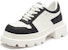 (W) Staccato 2023 Kasut Retro Platform Tebal 'Biru Langit & Putih/Hitam Karang & Putih' S9921CM3