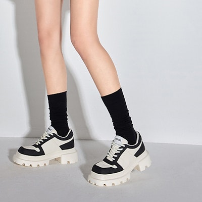 (Women) Staccato 2023 Retro Chunky Platform Sneaker 'Sky Blue and White/Reef Black and White' S9921CM3 1