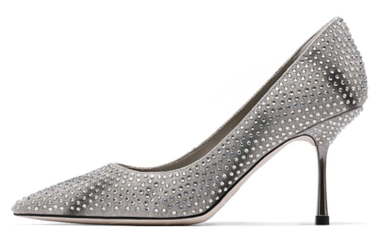 (Women) Staccato 8cm 'Galaxy Rhythm French Fairy Tale Fabric Stiletto High Heels' ED721CQ3