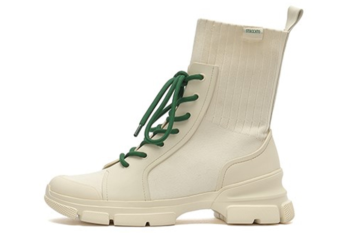 (Women) Staccato 'Beige Platform Lace-Up Casual Boot' SZP9LI29DD1DZ0