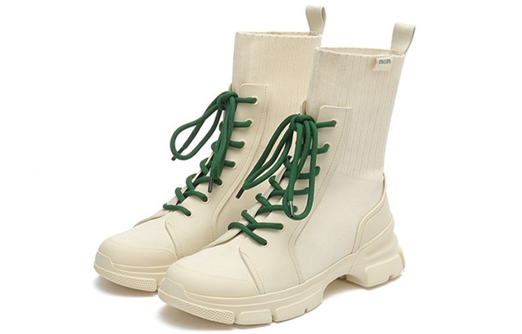 (W) Staccato 'Beige Platform Lace-Up Casual Boot' 圖 2