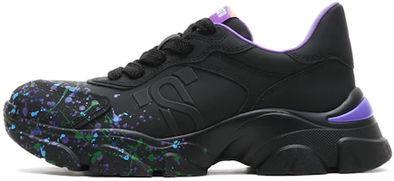 (Women) Staccato 'Black Splatter Platform Dad Shoes' EDW18CM2 (Women) Staccato 'Black Splatter Platform Dad Shoes' EDW18CM2