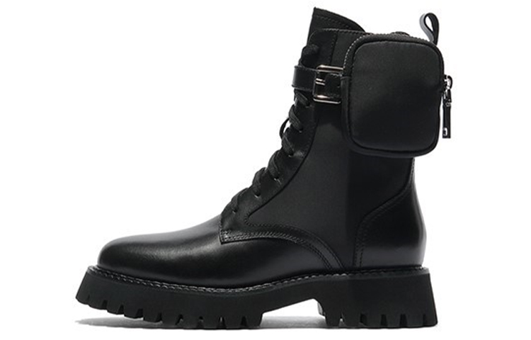 (Women) Staccato 'British Style Handsome Motorcycle Boots Black' S4XD8630DU1DZ0