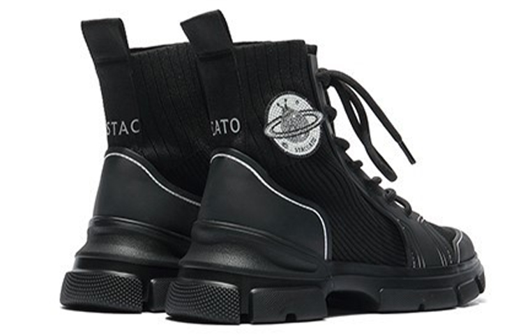 (W) Staccato 'China Aerospace Gradient Chunky Knit Boots Black' 圖 3