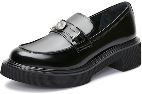 思加图 STACCATO 百麗集團 英倫厚底增高 休閒單鞋 女款 松露黑 Order 思加图 STACCATO 百麗集團 英倫厚底增高 休閒單鞋 女款 松露黑