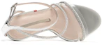 Shop (Women) Staccato Ankle-Strap High-Heeled Sandals 'Silver' SZP9VN72DB1BL1
