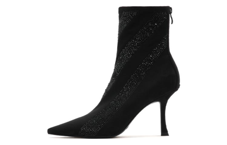 (Women) Staccato Ankle Boot 'Fashion Rhinestone Black' D2201DD2