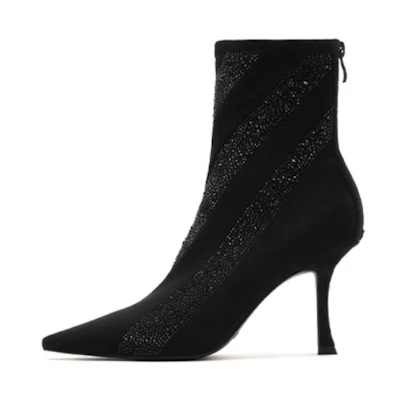 (W) Staccato Ankle Boot 'Fashion Rhinestone Black'