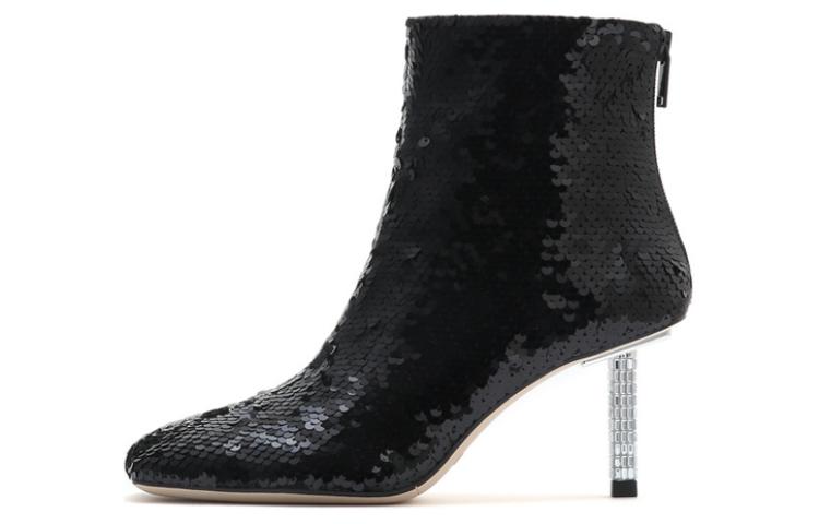 (W) Staccato Ankle Boot 'Fashion Square Toe Black Stiletto'