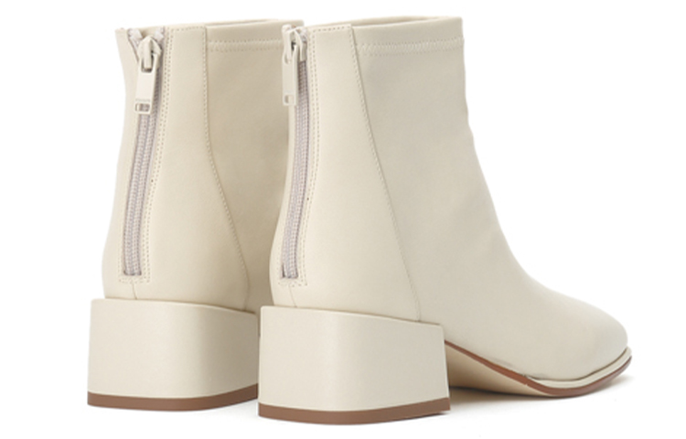(W) Staccato Ankle Boot 'Retro Chunky Heel Beige' 圖 3