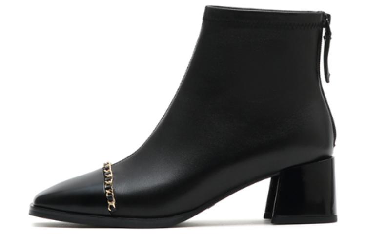 (W) Staccato Ankle Boot 'Xiao Xiang Feng Square Toe Chunky Heel' 圖 5