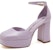 (W) Staccato Barbie Mary Jane Tumit Tinggi 'Kulit Perancis' EFY01AK3