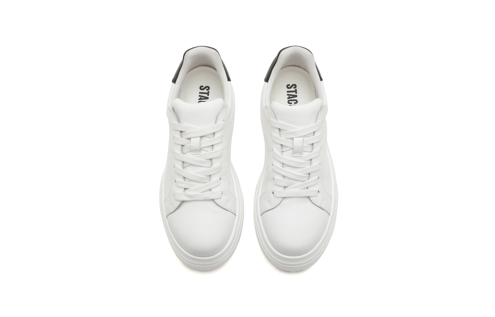 (W) Staccato Belle International 'Platform White Sneakers' 圖 5