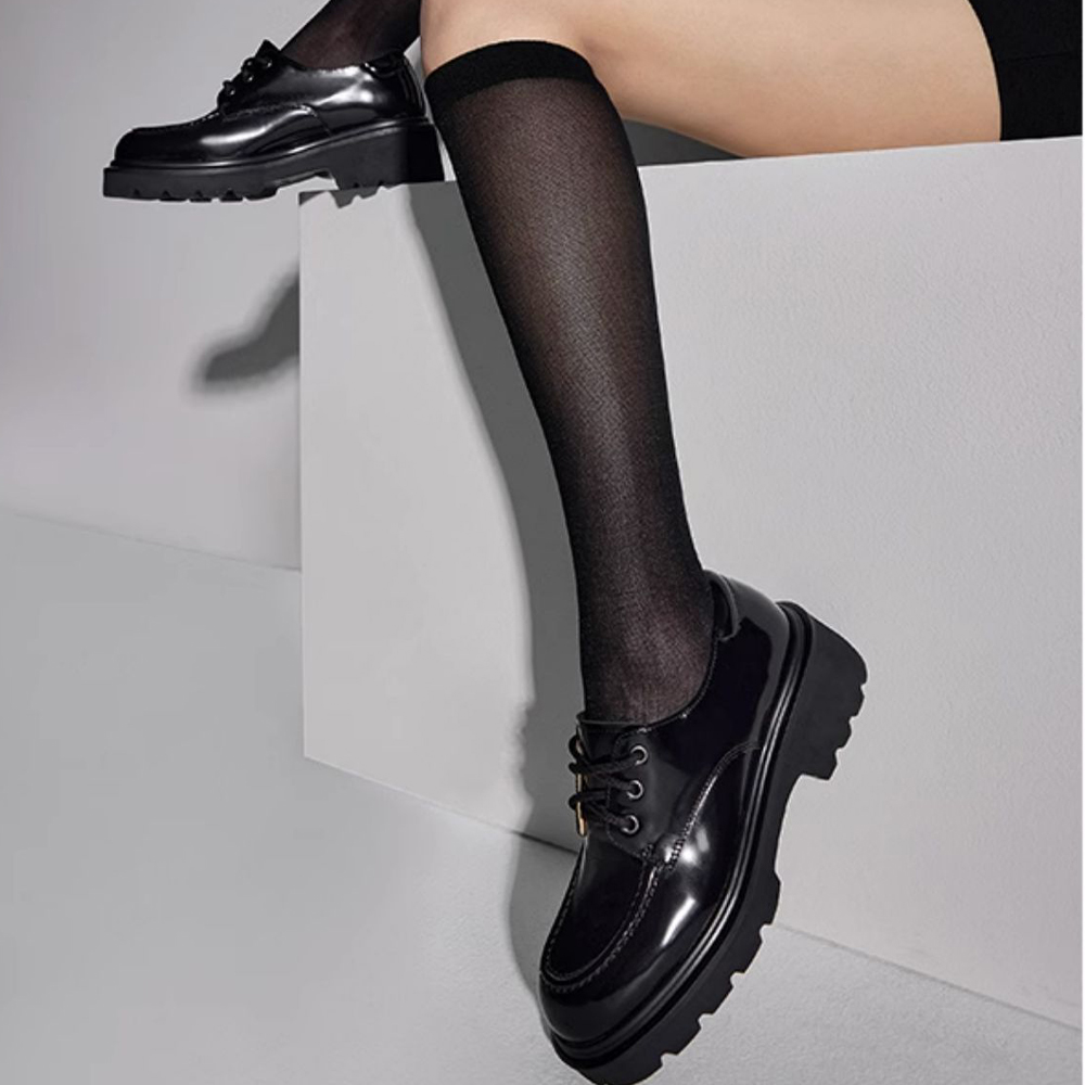 (W) Staccato Belle International Casual Shoes 'Cool Black Retro British Thick Sole' 圖 5