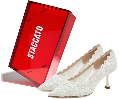 (W) 스타카토 부라노 '레이스 포인트 힐' (Staccato Burano 'Lace Point Heel') ED335AQ3 3