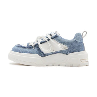 (W) Staccato Canvas Low Top 'American Retro Platform'