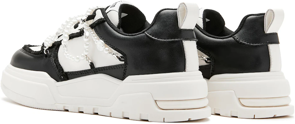 (W) Staccato Canvas Low Top 'American Retro Platform' Sneakers Retro Amerika S3026CM3 4