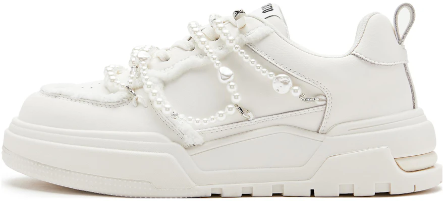 (W) Staccato Canvas Low Top 'American Retro Platform' Sneakers Retro Amerika S3026CM3 5