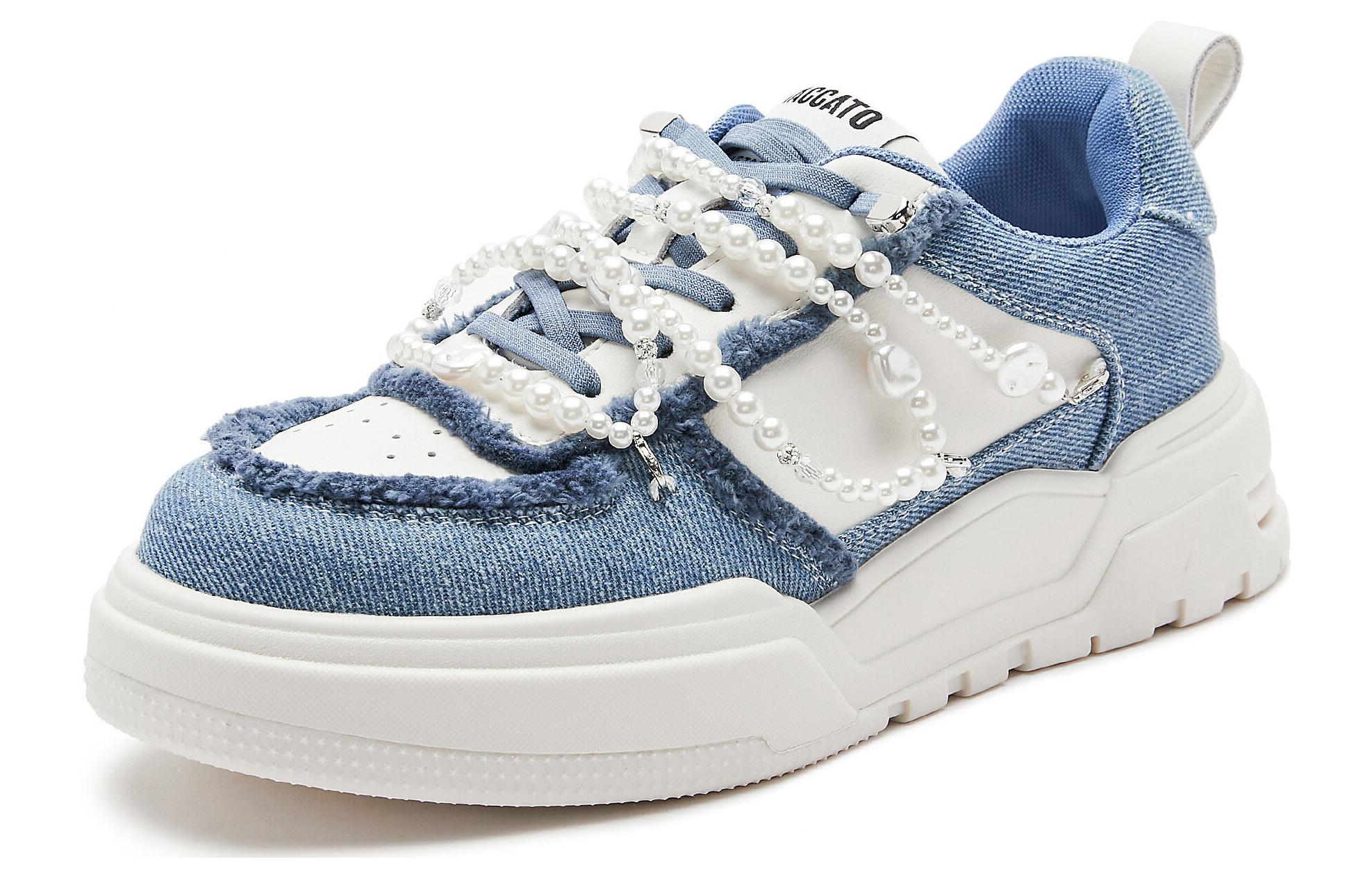 Order (W) Staccato Canvas Low Top 'American Retro Platform' Sneakers Retro Amerika S3026CM3