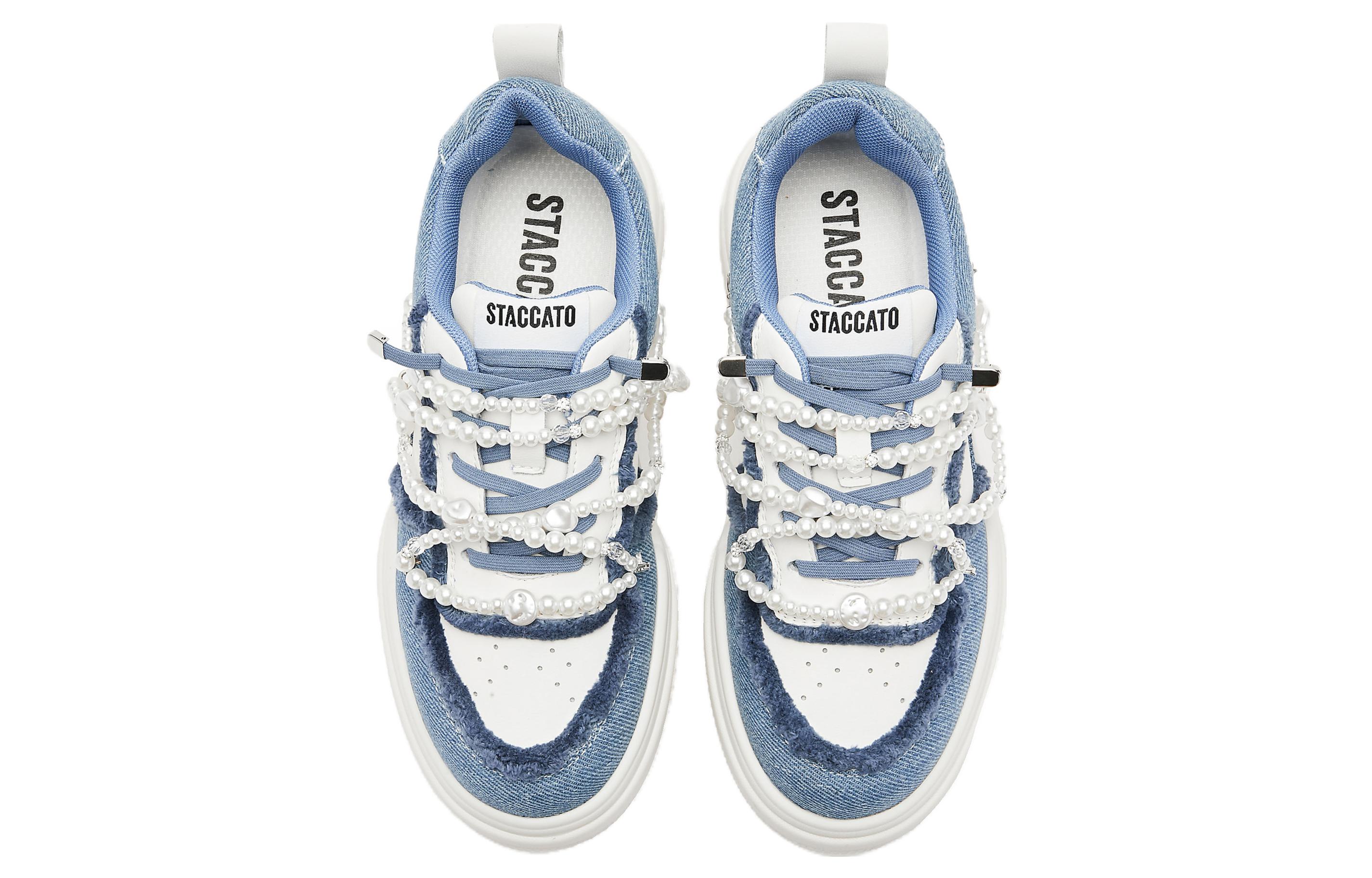 Lookbook (W) Staccato Canvas Low Top 'American Retro Platform' Sneakers Retro Amerika S3026CM3