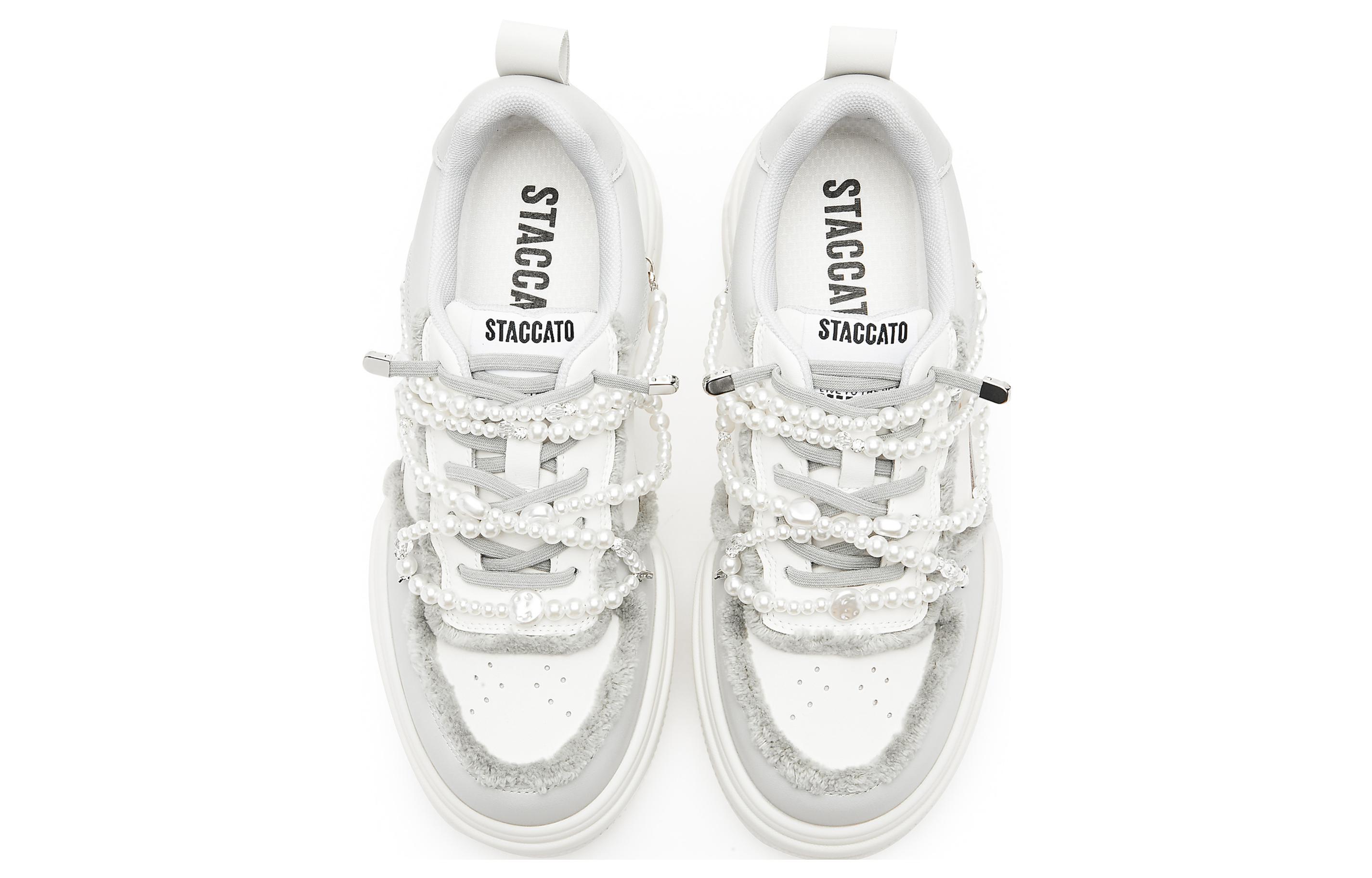 Sizing (W) Staccato Canvas Low Top 'American Retro Platform' Sneakers Retro Amerika S3026CM3