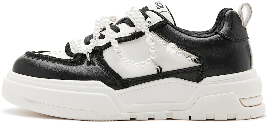 (W) Staccato Canvas Low Top 'American Retro Platform' Sneakers Retro Amerika S3026CM3 1