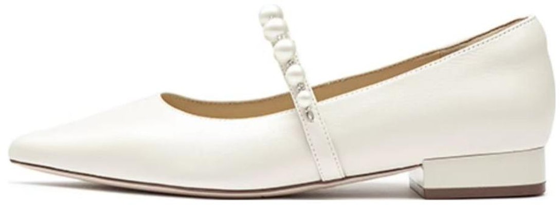 (W) Staccato Kasual Hujung Runcing 'Putih Mutiara Pari-Pari' S3050CQ3 5