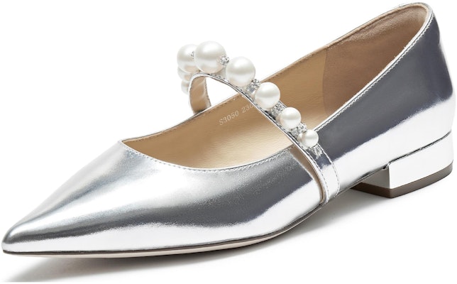 (W) Staccato Kasual Hujung Runcing 'Putih Mutiara Pari-Pari' S3050CQ3 10