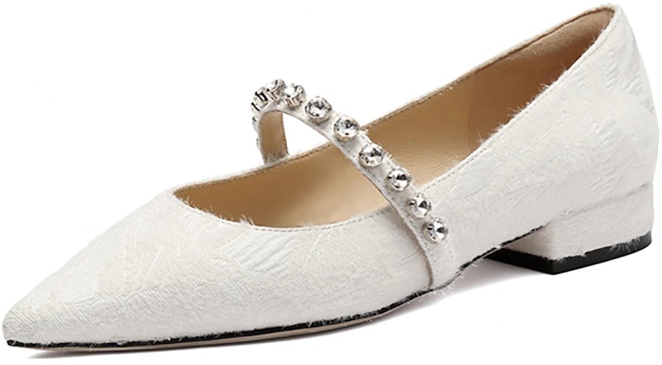 (W) Staccato Kasual Hujung Runcing 'Putih Mutiara Pari-Pari' S3050CQ3 Order (W) Staccato Kasual Hujung Runcing 'Putih Mutiara Pari-Pari' S3050CQ3